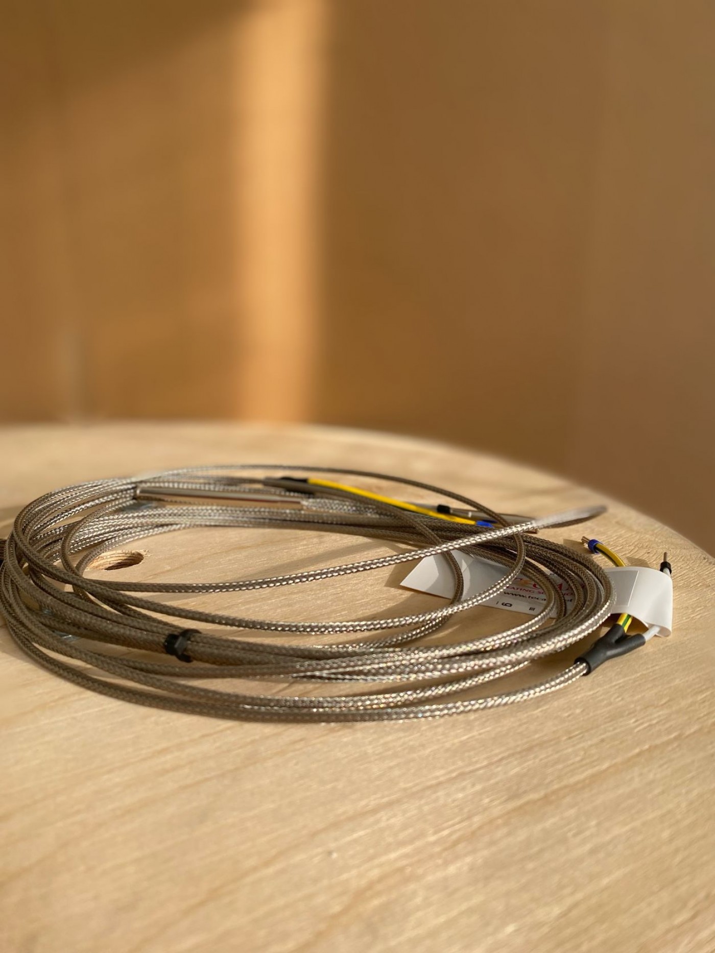 Cavo Di Laboratorio Con Banana Plug Impilabili 4mm - 2 Metri, 2,5mmq - SIL Giallo DOLD Mechatronik